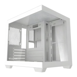 Darkflash C275P Verre Trempé 270° Mini Tower M-ATX/ITX Blanc Boîtier PC