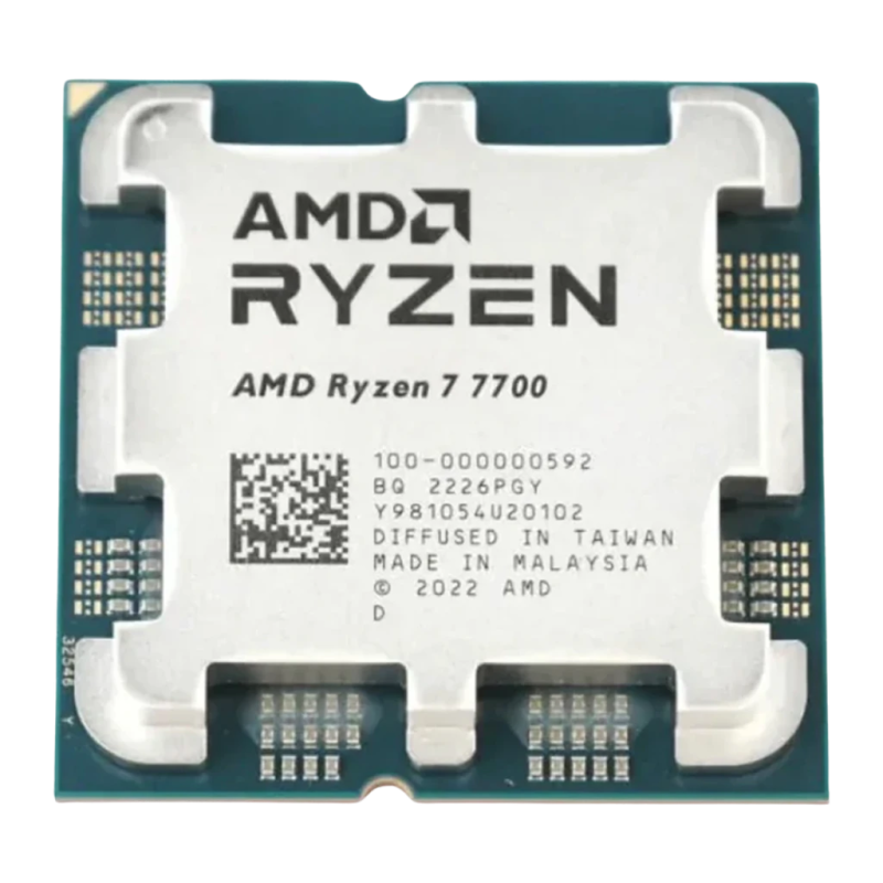 AMD Ryzen 7 7700 Tray 8 Cœurs AM5 16 threads 5,3GHz Processeur