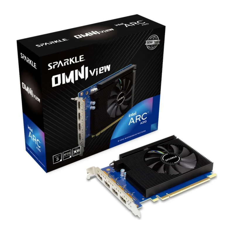 SPARKLE Arc A310 Omni View 4GB GDDR6 Carte graphique