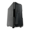 Darkflash Aquarius Mesh Panneau latéral acrylique transparent ATX Noir Boîtier PC