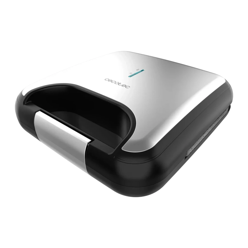 Cecotec Rock'nToast Classic+ 800W 2 sandwichs Acier inoxydable/Noir Appareil à croque-monsieur