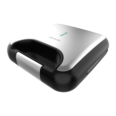 Cecotec Rock'nToast Classic+ 800W 2 sandwichs Acier inoxydable/Noir Appareil à croque-monsieur
