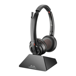 Poly Savi 8220 UC Microsoft Teams DECT 13h Noir Arceau ANC avec micro Casque