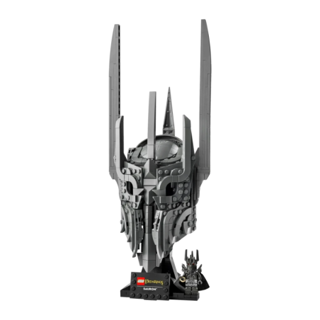 Set de construction LEGO Icons Le Seigneur des Anneaux : Casque de Sauron 11373 538 pièces 18+ ans