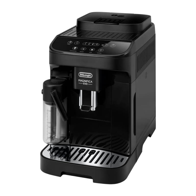 De'Longhi Magnifica Evo 1,8L Moulin Intégré LatteCrema Noir ECAM 290.51.B 1450W 15 bars Machine à Café Superautomatique