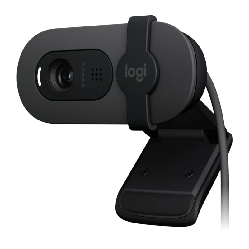 Logitech Brio 100 Full HD avec Microphone USB Graphite 30fps Webcam