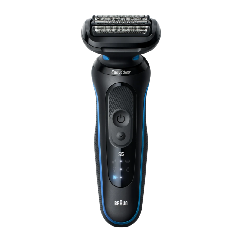 Braun Series 5 sec et humide 52-B1650S Noir/Bleu Charge rapide 5 min 50 min Rasoir