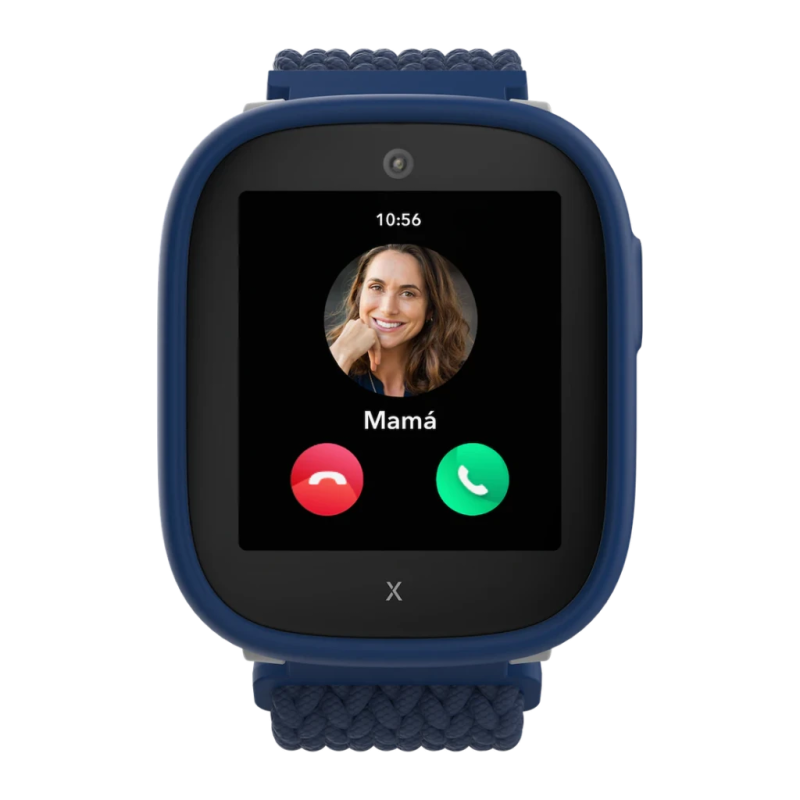 Xplora X6 Play 2e génération 4G Bleu 1,52 pouces TFT Appels SOS Caméra 5MP GPS 5ATM Montre connectée