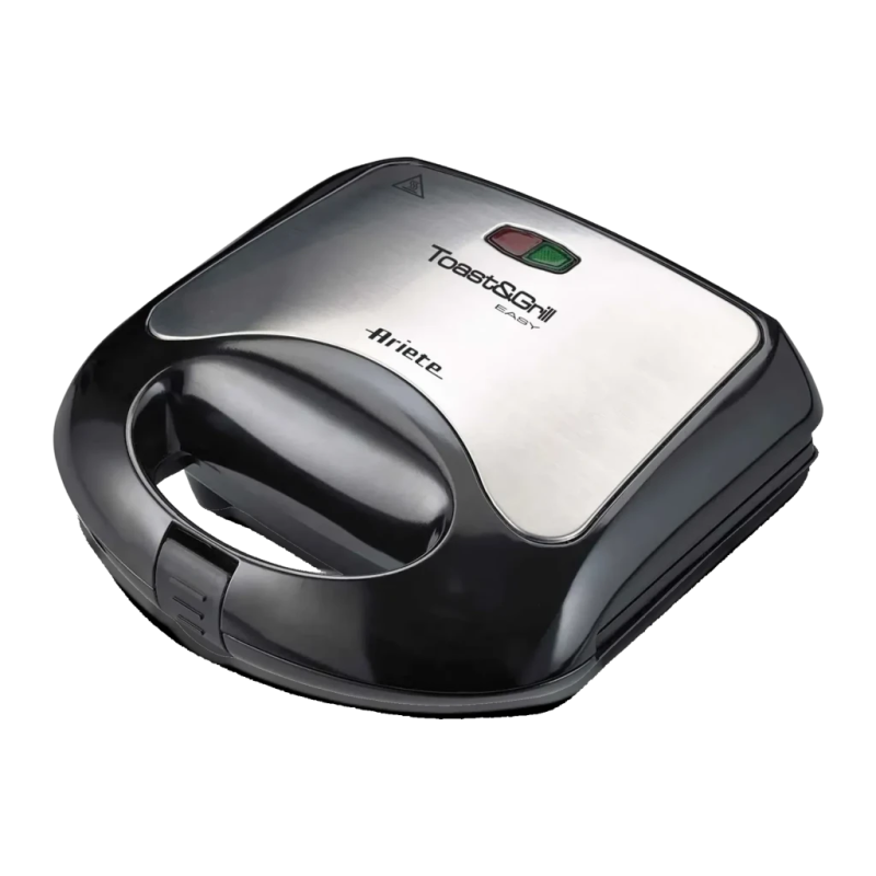 Ariete Toast & Grill Easy 750W Noir/Acier inoxydable 1980/00 Appareil à sandwich