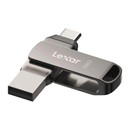 Lexar JumpDrive Dual Drive D400 USB-A/USB-C 256GB Gris USB 3.1 130MB/s Clé USB