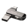 Lexar JumpDrive Dual Drive D400 USB-A/USB-C 256GB Gris USB 3.1 130MB/s Clé USB