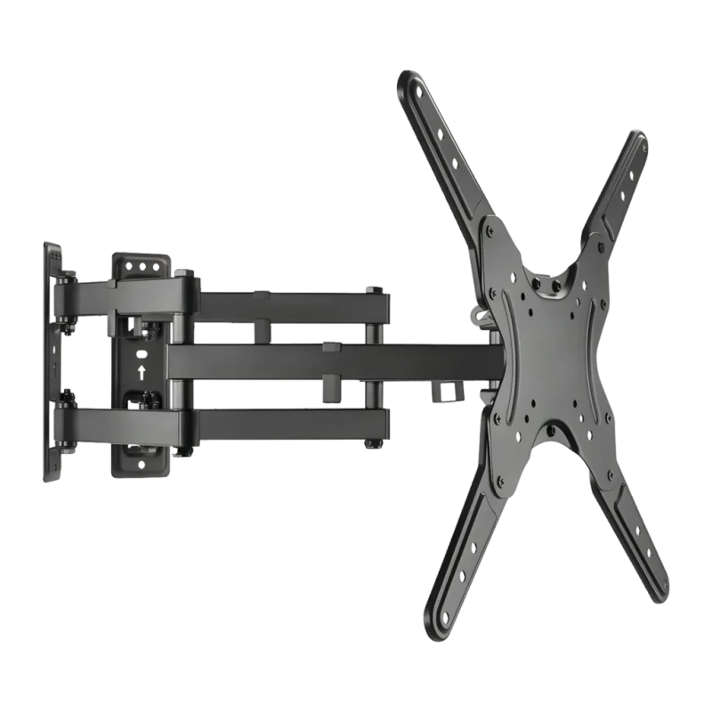 Support mural Equip Noir Inclinable -15°/+2° Pivotant ±45° 23-55 pouces VESA 400x400 650328
