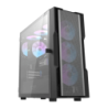 Darkflash DK431 Mesh Verre Trempé ATX 4 Ventilateurs ARGB Noir Boîtier PC