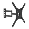 Support TV Equip Noir Mural Double Bras Articulé Rotatif 90° 23 pouces-55 pouces 650407