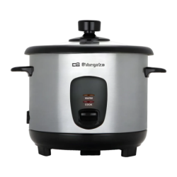 Orbegozo 1L 400W avec panier vapeur Acier inoxydable CO-3025 Cuiseur à riz