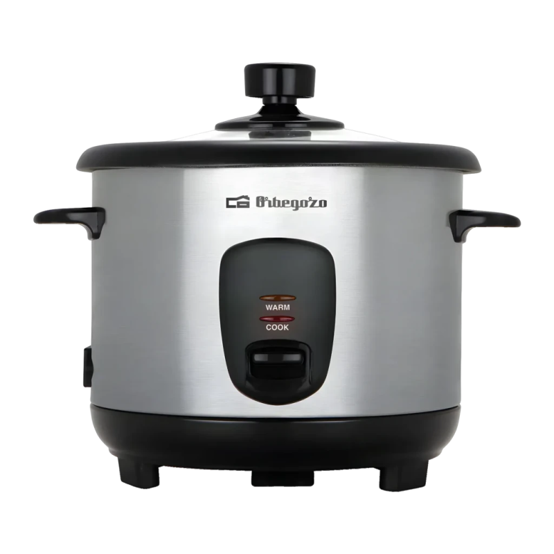 Orbegozo 1L 400W avec panier vapeur Acier inoxydable CO-3025 Cuiseur à riz
