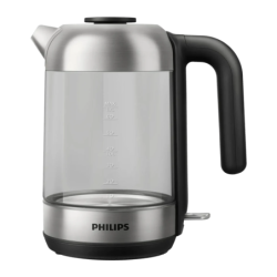 Philips 1,7L 2200W Argent/Noir HD9339/80 acier inoxydable Bouilloire électrique