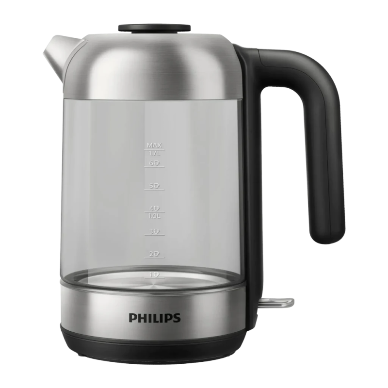 Philips 1,7L 2200W Argent/Noir HD9339/80 acier inoxydable Bouilloire électrique
