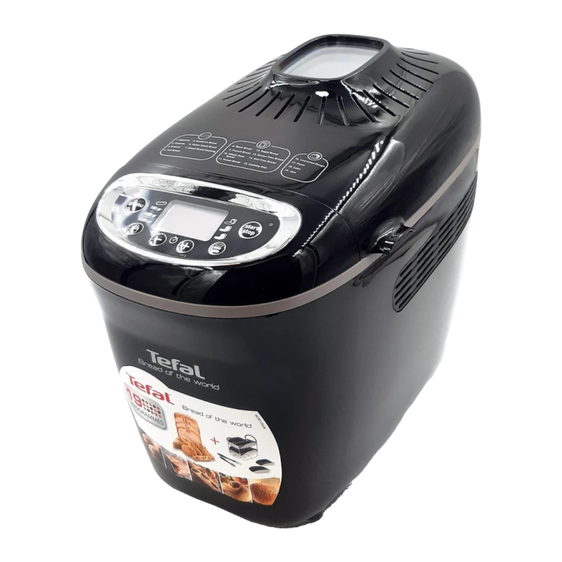 Tefal 1600W 1,5kg Noir PF611838 19 programmes écran tactile Machine à pain
