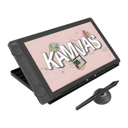 Tablette graphique Huion Kamvas 13 Gen 3 Noir avec écran 13,3 pouces Full HD IPS GS1333