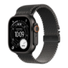 Apple Watch Ultra 3 GPS + Cellular 49mm Noir Bracelet Milanese Loop Taille L NFC 72h Titane 10ATM