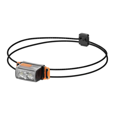 Flextail Tiny Helio 700Z-O Orange USB-C 600 Lumens 100m 700mAh IP67 Lampe frontale rechargeable