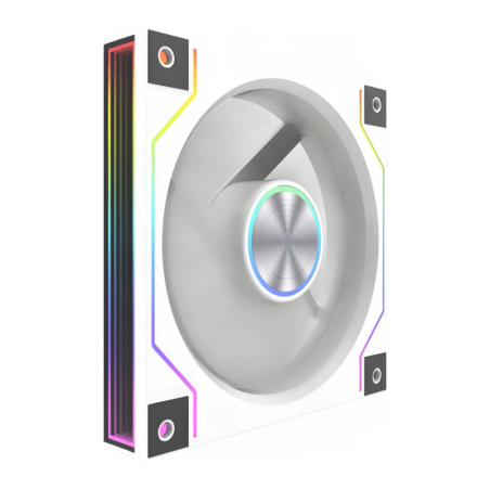 Ventilateur PC DarkFlash DM20 LINE 1,2W PWM ARGB 120mm Blanc