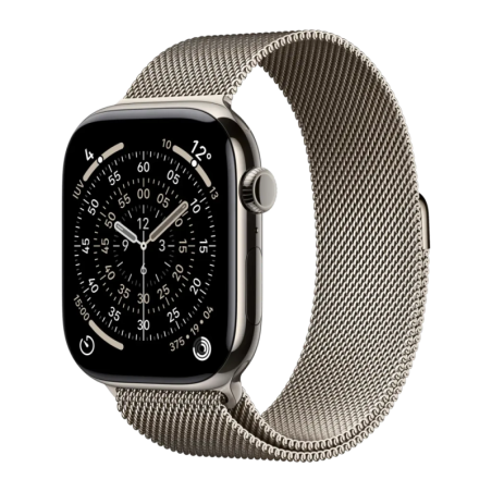 Apple Watch Series 11 46 mm GPS + Cellular Titane Naturel NFC