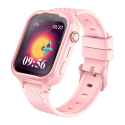 Garett Kids Essa 4G Rose 1,83 pouces IPS GPS Bouton SOS Appel Vidéo IP67 Montre connectée enfant
