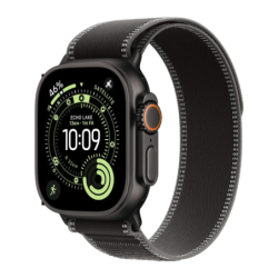 Apple Watch Ultra 3 GPS + Cellular 49mm Noir Bracelet Loop Trail Taille M/L NFC 72h Titane 10ATM