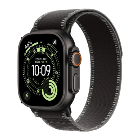 Apple Watch Ultra 3 GPS + Cellular 49mm Noir Bracelet Loop Trail Taille M/L NFC 72h Titane 10ATM