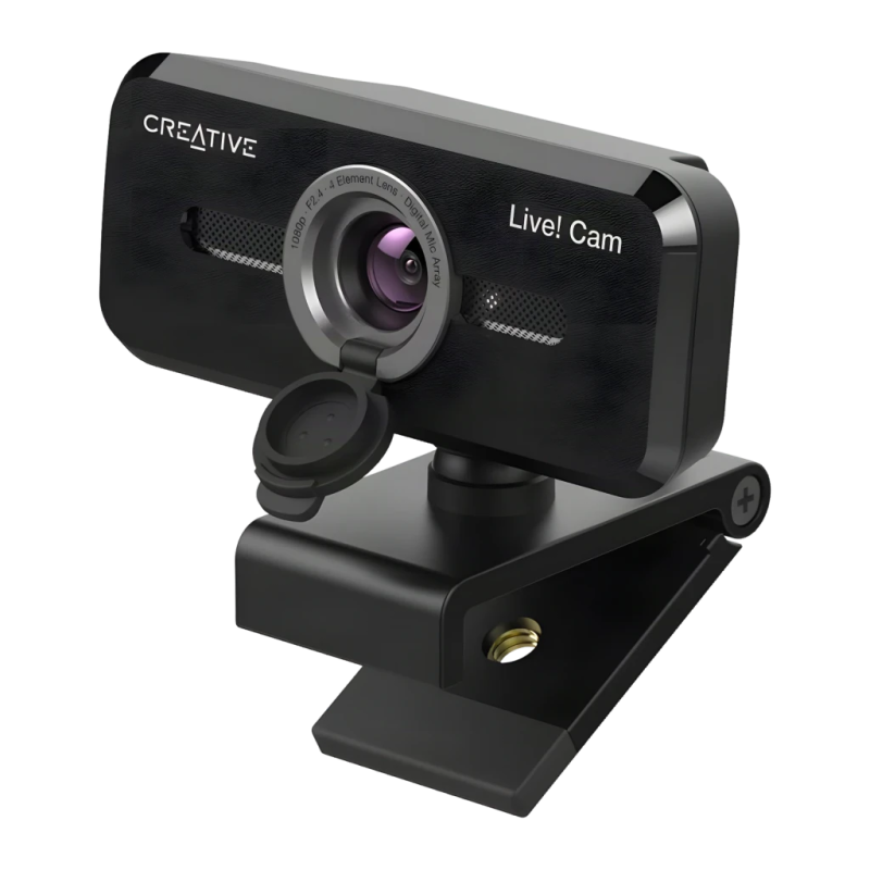 Creative Labs Live! Cam Sync 1080p V2 Full HD Noir 30fps microphone Webcam