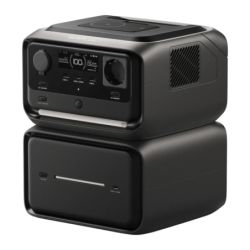 EcoFlow River 3 Max Plus Wireless Noir 858Wh 600W crête 1200W onde sinusoïdale pure USB-C Station d'énergie portable
