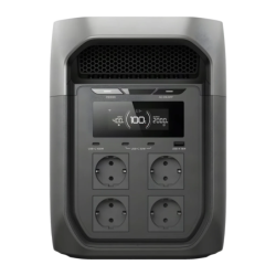 EcoFlow Delta 3 Max Gris 2048Wh 2400W Charge solaire 500W Station d'énergie portable