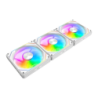 Darkflash Gauss G24 3 en 1 120mm ARGB Blanc 34dB Kit de ventilateurs