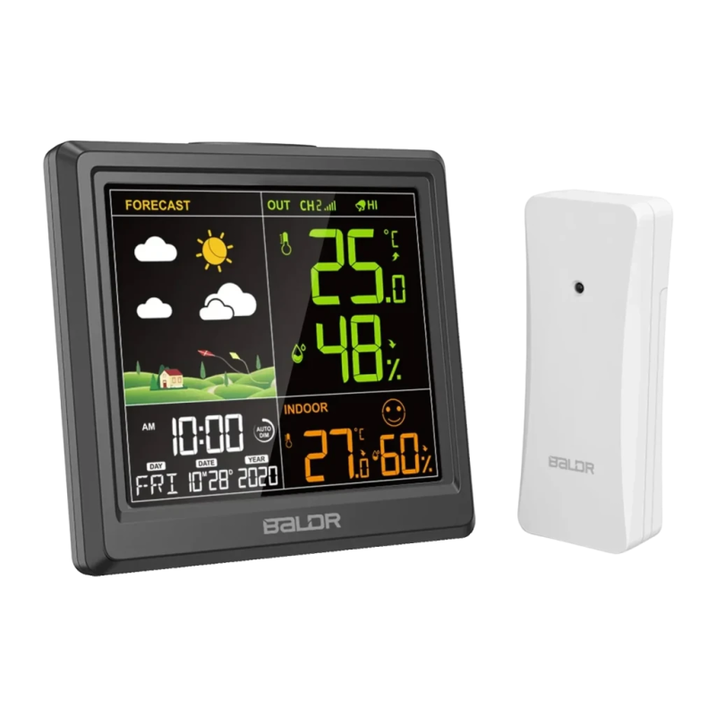 Baldrtherm B0389WST2H2-V1 3 canaux Station météo sans fil