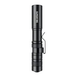 Superfire X18 Noir Piles AAA 55 lumens 38 m IP44 Lampe torche LED