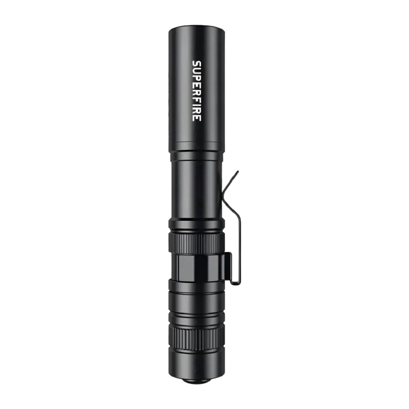 Superfire X18 Noir Piles AAA 55 lumens 38 m IP44 Lampe torche LED