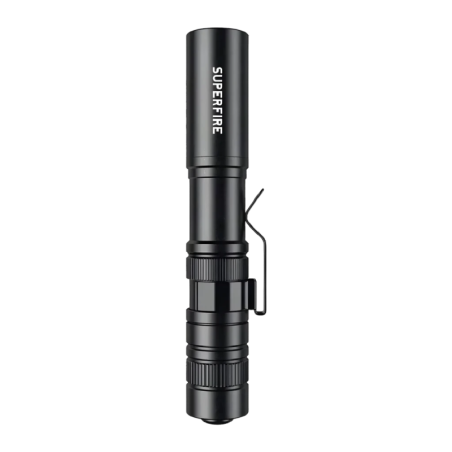 Superfire X18 Noir Piles AAA 55 lumens 38 m IP44 Lampe torche LED