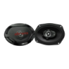 JVC 3 voies CS-DR6932 Noir 70W Haut-parleurs voiture