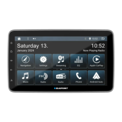Blaupunkt Cape Town 948 DAB Noir CarPlay Android Auto 10,1 pouces Bluetooth 5.0 caméra arrière Autoradio sans fil