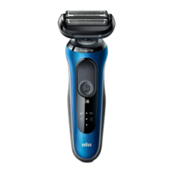 Braun Series 6 sec et mouillé 62-B1200s Bleu sans fil Charge rapide 5 min 60 min Rasoir