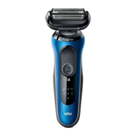 Braun Series 6 sec et mouillé 62-B1200s Bleu sans fil Charge rapide 5 min 60 min Rasoir