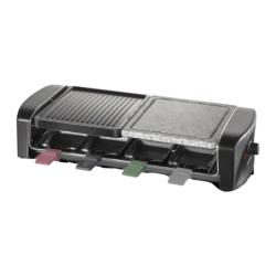 Severin 1400W 8 zones Noir RG 9645 Raclette Grill