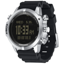 North Edge Aqua Noir - Montre de Plongée