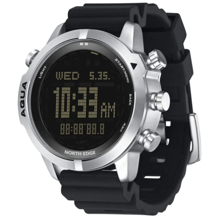 North Edge Aqua Noir - Montre de Plongée