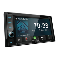 Kenwood Noir CarPlay 6,2 pouces DNR4190DABS Bluetooth Autoradio