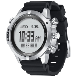 North Edge Aqua Blanc - Montre de Plongée