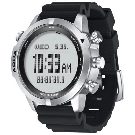 North Edge Aqua Blanc - Montre de Plongée