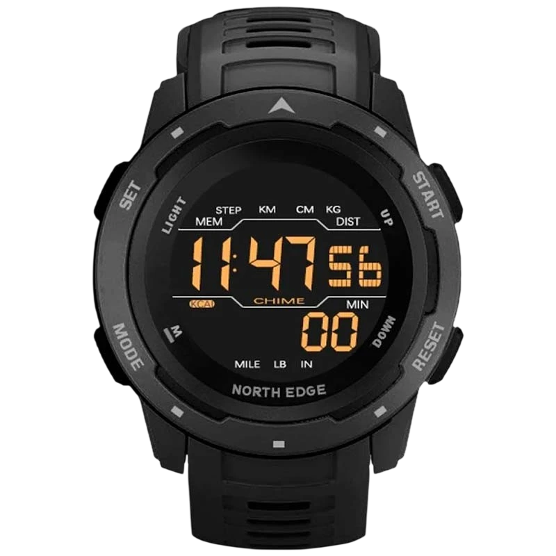 North Edge Mars Noir - Montre Digitale